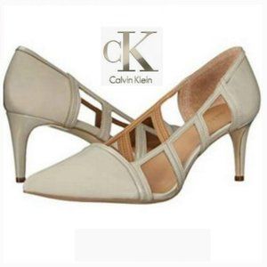 Calvin Klein Nude Carice Cut-Out Pumps